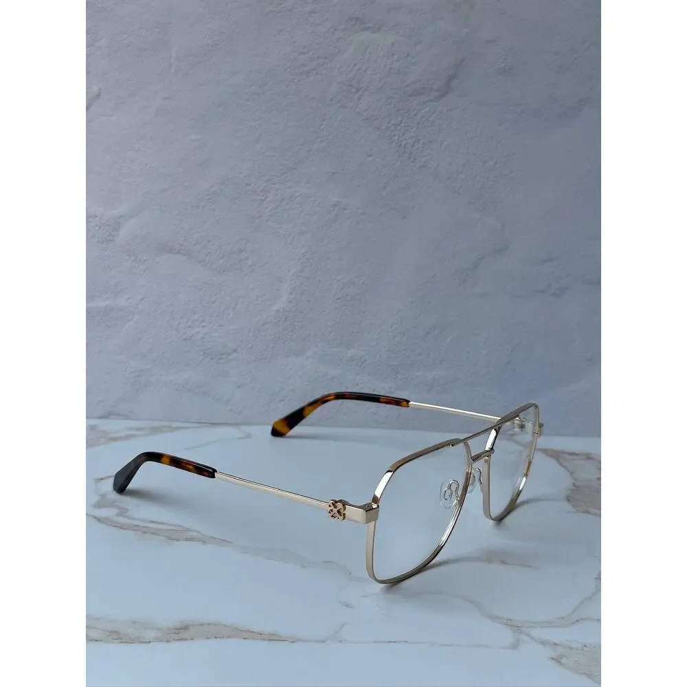 NEW Off White Style 7J Gold Aviator Pilot Frames